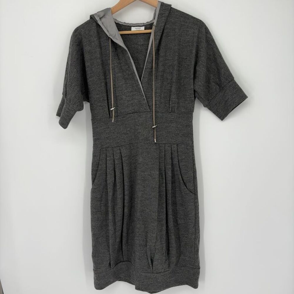 Gunex Cashmere and Virgin Wool Hooded Dress Italy